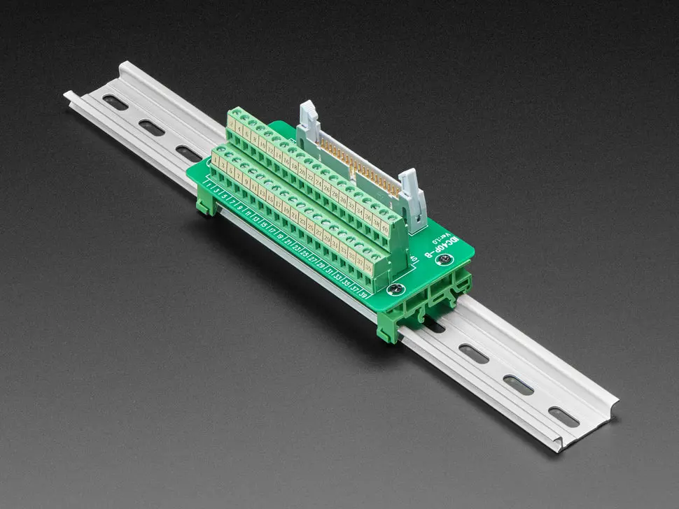 Din Rail 2X20 Idc To Terminal Block Adapter Breakout 1