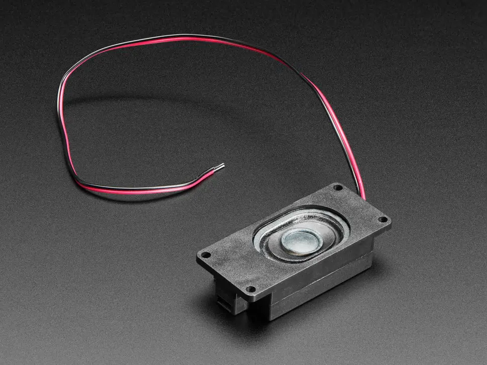 Mono Enclosed Speaker With Plain Wires - 3W 4 Ohm 1