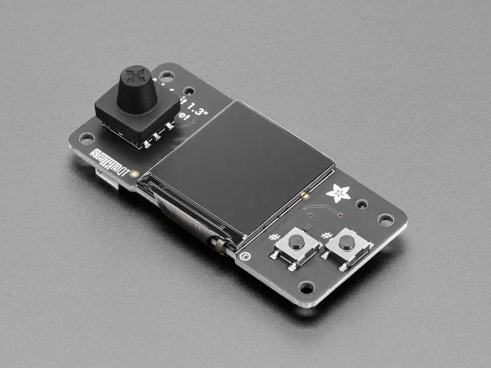 Adafruit 1.3" Color Tft Bonnet For Raspberry Pi - 240X240 Tft + Joystick Add-On 1