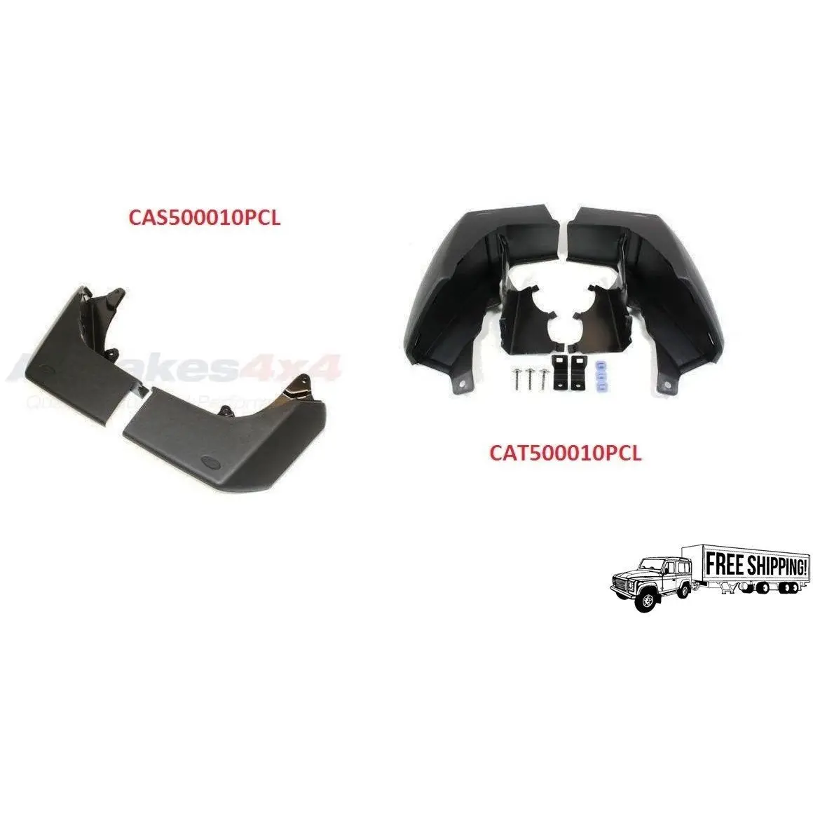 Front & Rear Mud Flaps Set 1