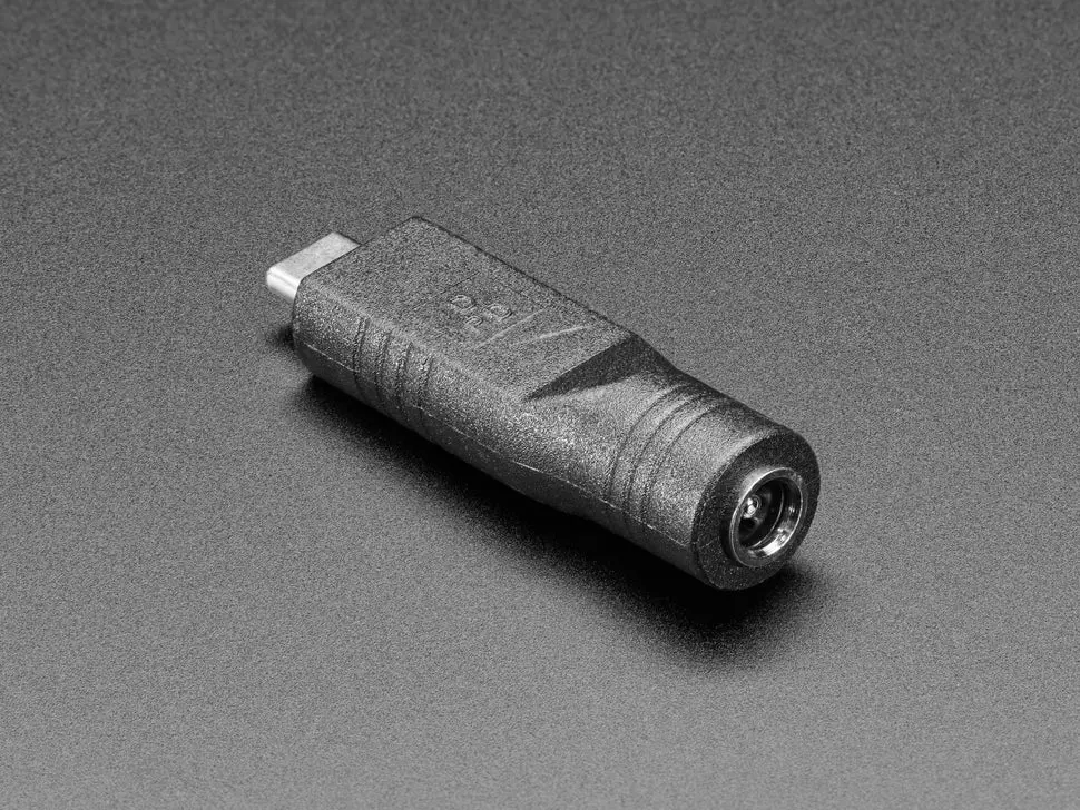 2.1Mm 5Vdc Barrel Jack To Usb C Adapter 1