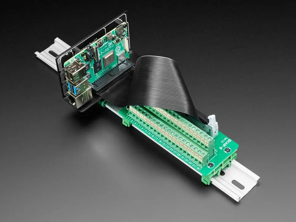 Din Rail Mount Bracket For Raspberry Pi, Beaglebone, Or Arduino 1