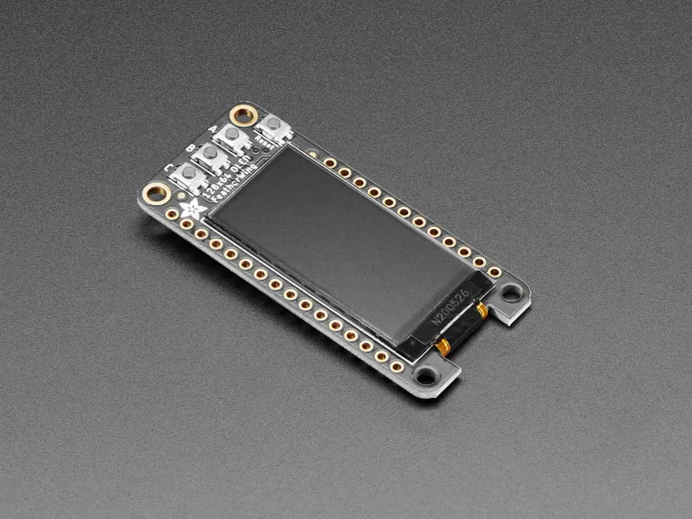 Adafruit Featherwing Oled - 128X64 Oled Add-On For Feather - Stemma Qt / Qwiic 1