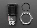 Rugged Latching Pushbutton In Black - Rgb (16Mm) 1