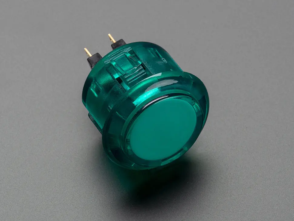Arcade Button - 30Mm Translucent Green 1