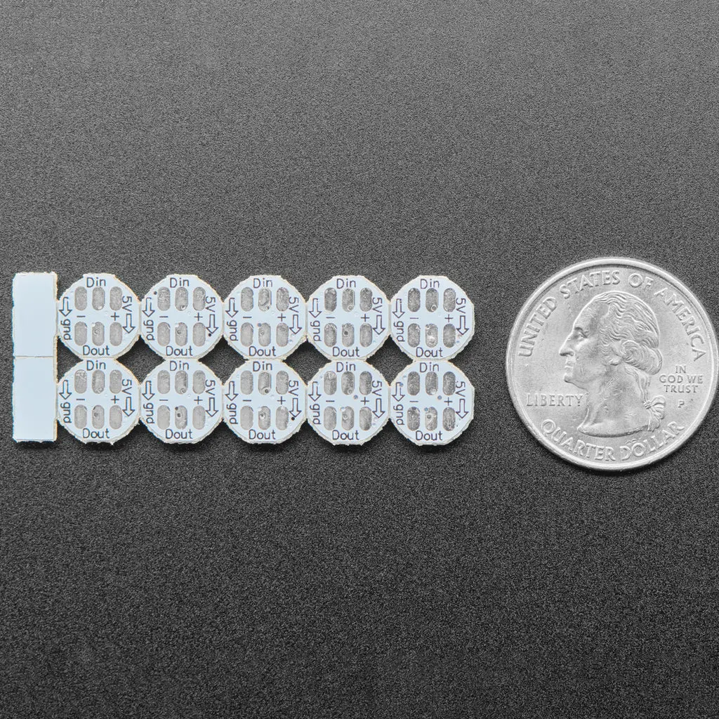 Neopixel Rgbw Mini Button Pcb - Pack Of 10 1