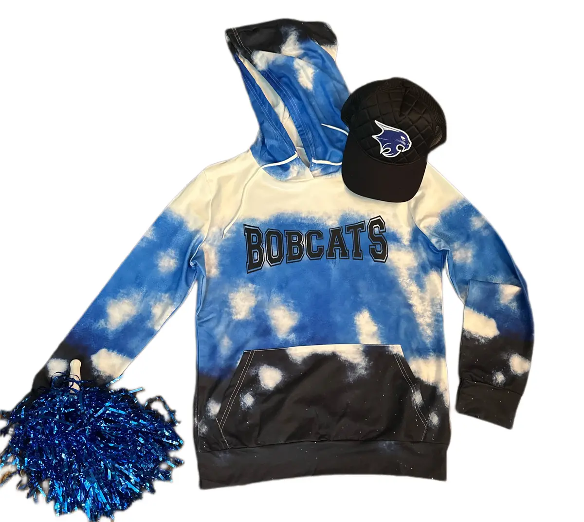 Tie Dye Bobcat Hoodie 1