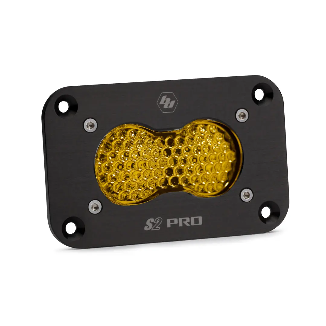 Baja Designs S2 Pro, Led Flood, Amber, Flush Mount 1