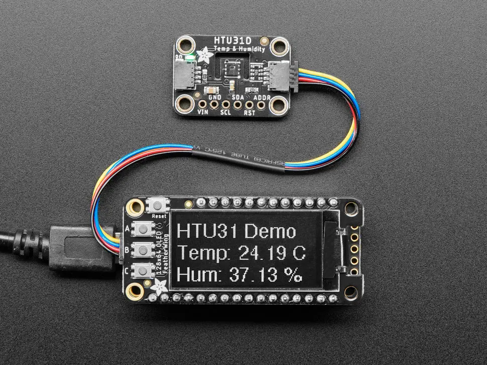 Adafruit Htu31 Temperature & Humidity Sensor Breakout Board - Stemma Qt / Qwiic 1