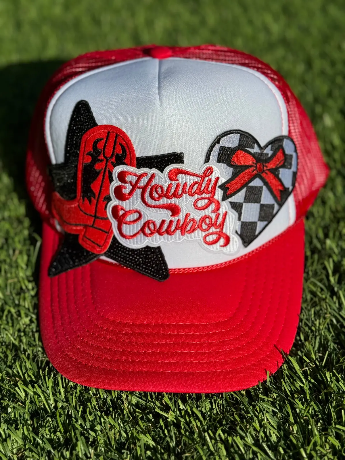 Howdy Cowboy Trucker Hat 1