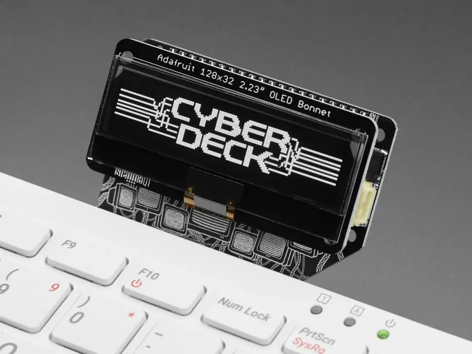 Adafruit Cyberdeck Bonnet For Raspberry Pi 400 & 500 1