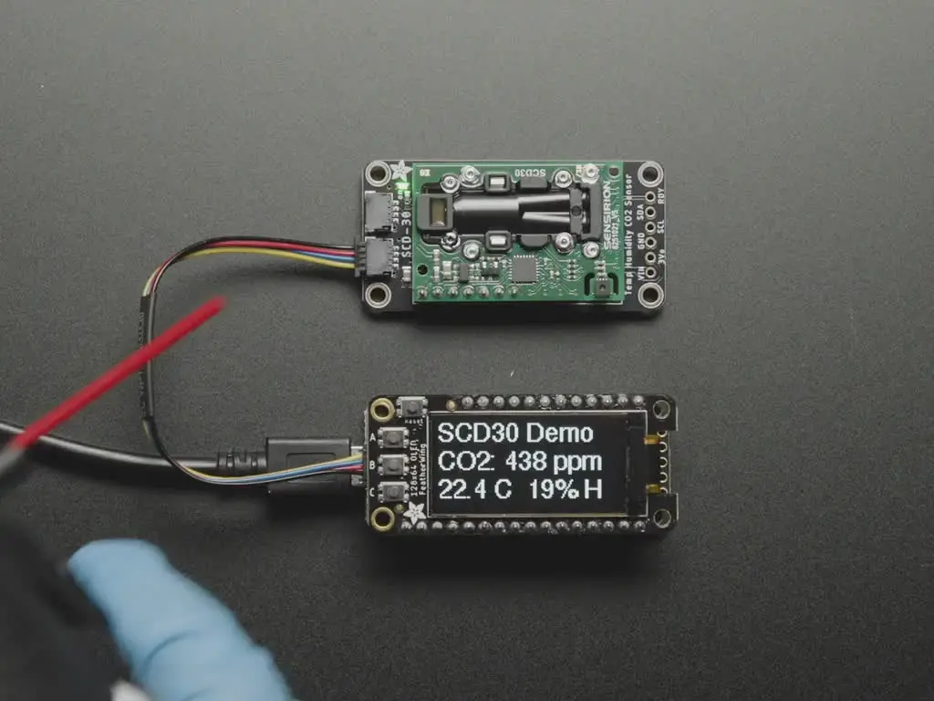 Adafruit Scd-30 Ndir True Co2 Temperature And Humidity Sensor - Stemma Qt / Qwiic 1