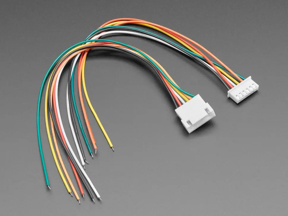 2.5Mm Pitch 6-Pin Cable Matching Pair - Jst Xh Compatible 1