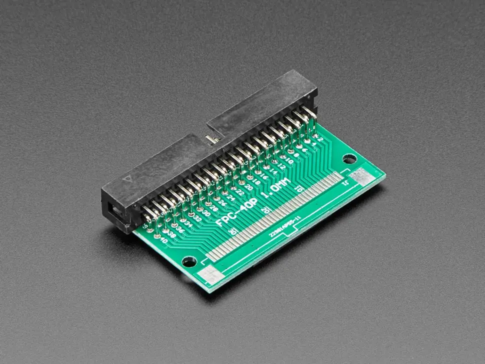 40-Pin Fpc To Right Angle 2X20 Idc Male Plug Header Adapter 1