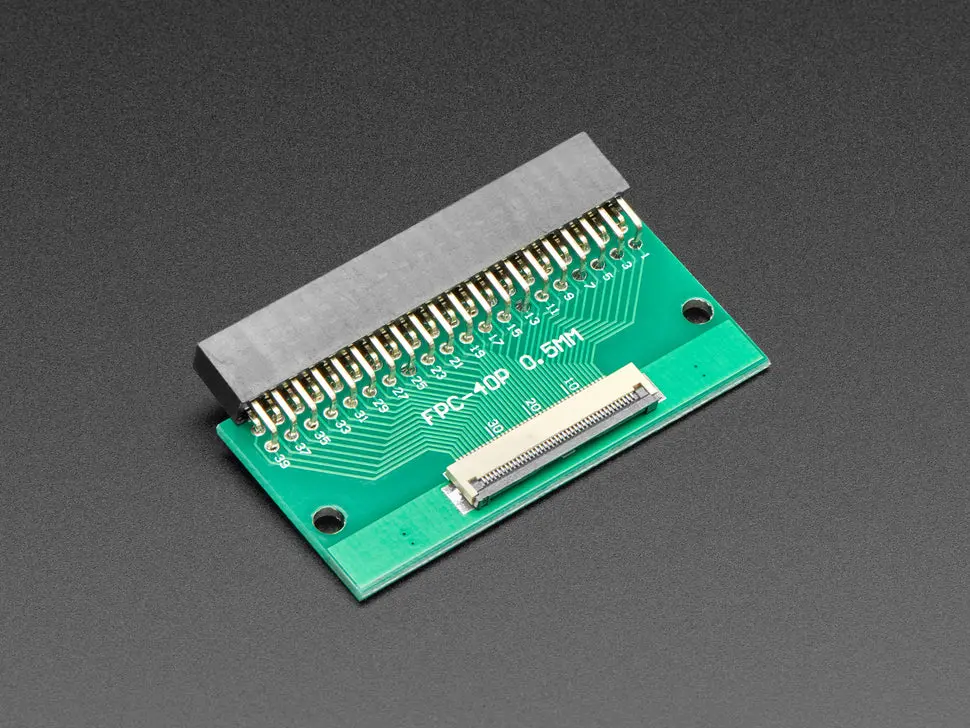 40-Pin Fpc To Right Angle 2X20 Idc Female Socket Header Adapter 1