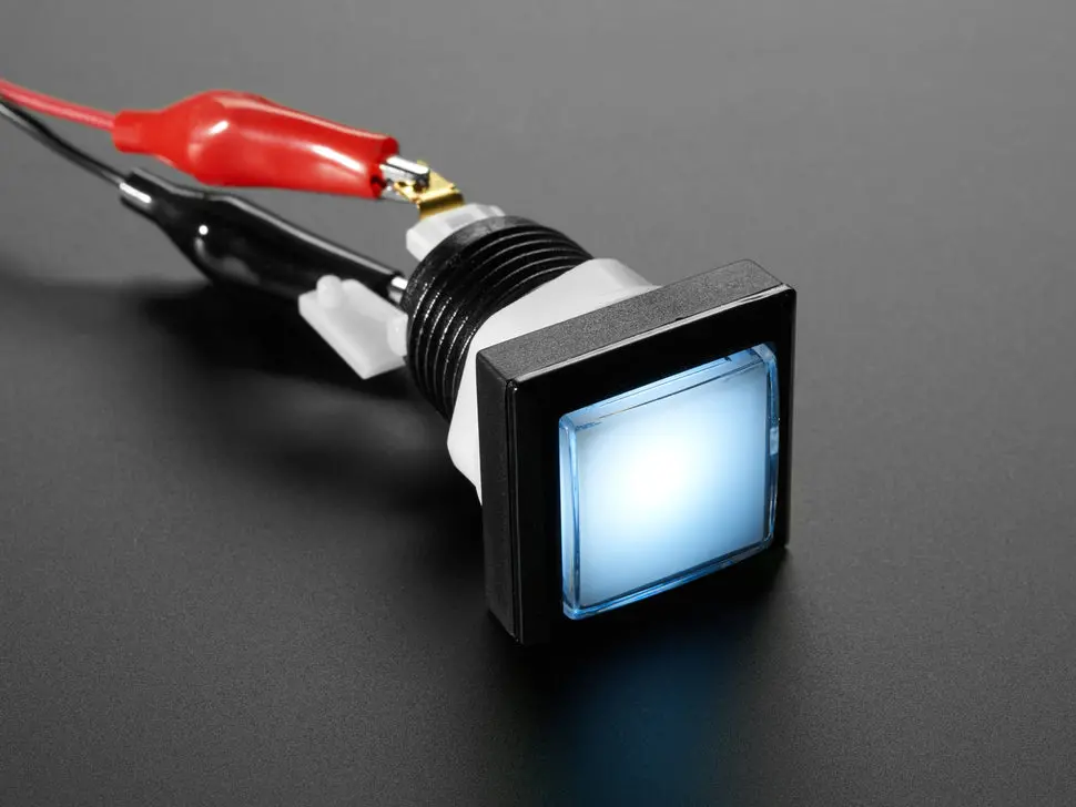 Led Illuminated Pushbutton - 30Mm Square 1