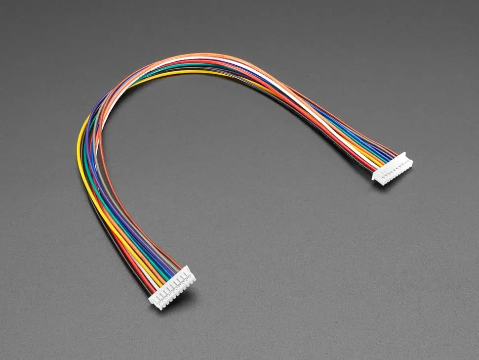 1.25Mm Pitch 10-Pin Cable 20Cm Long 1:1 Molex Picoblade Compatible 1