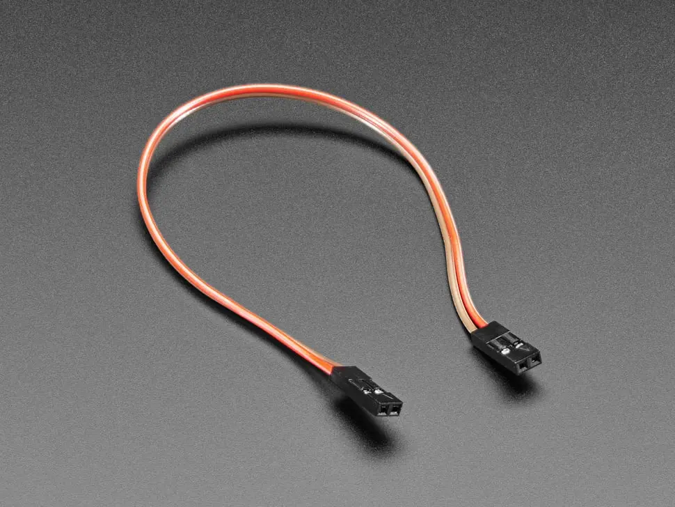 2.54Mm 0.1" Pitch 2-Pin Jumper Cable - 20Cm Long 1