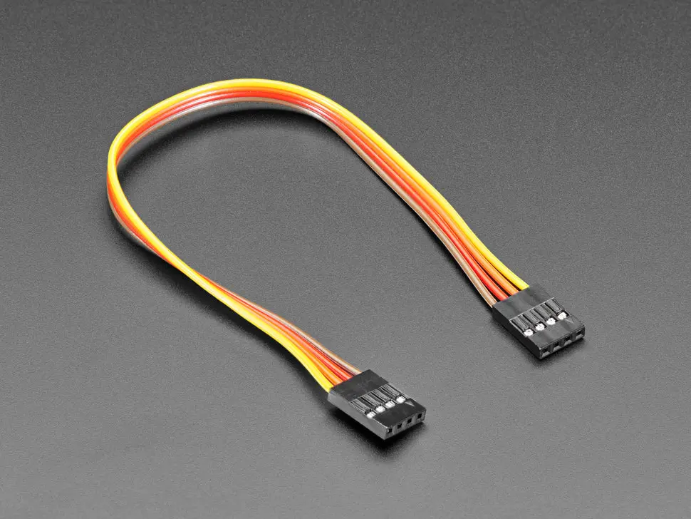 2.54Mm 0.1" Pitch 4-Pin Jumper Cable - 20Cm Long 1