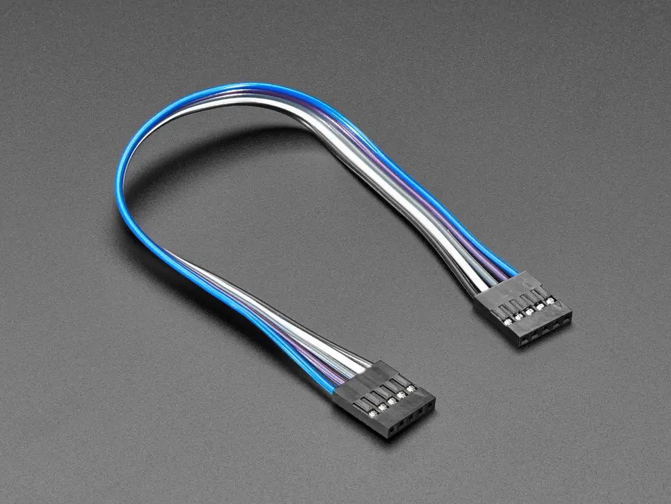 2.54Mm 0.1" Pitch 5-Pin Jumper Cable - 20Cm Long 1