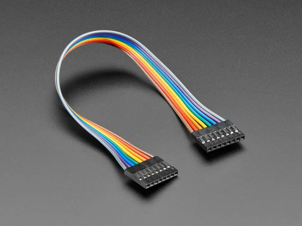 2.54Mm 0.1" Pitch 8-Pin Jumper Cable - 20Cm Long 1