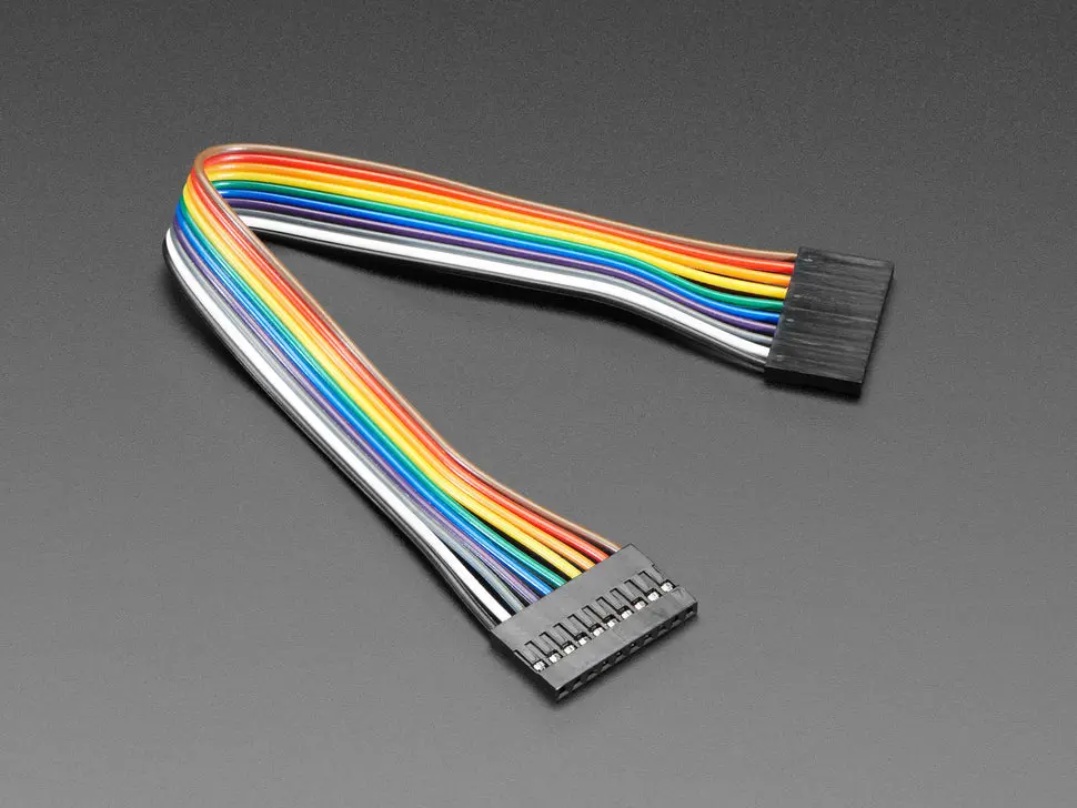 2.54Mm 0.1" Pitch 10-Pin Jumper Cable - 20Cm Long 1