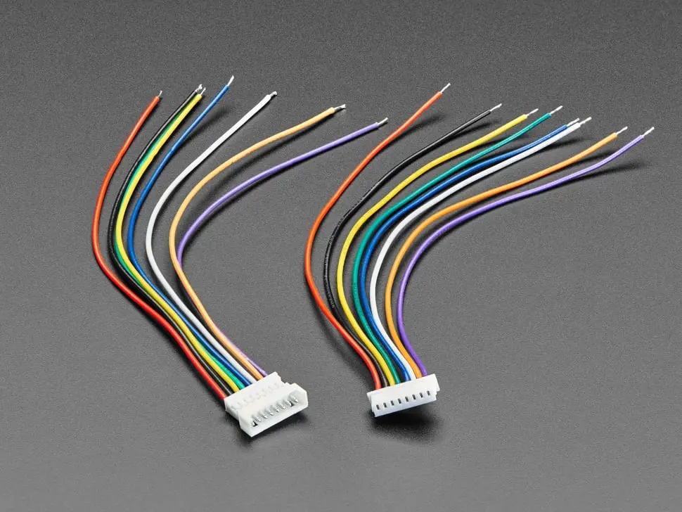 1.25Mm Pitch 8-Pin Cable Matching Pair - 10 Cm Long - Molex Picoblade Compatible 1