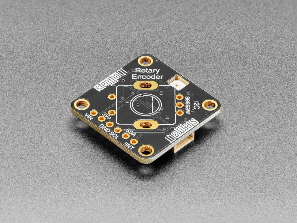 Adafruit I2c Stemma Qt Rotary Encoder Breakout With Neopixel - No Encoder 2