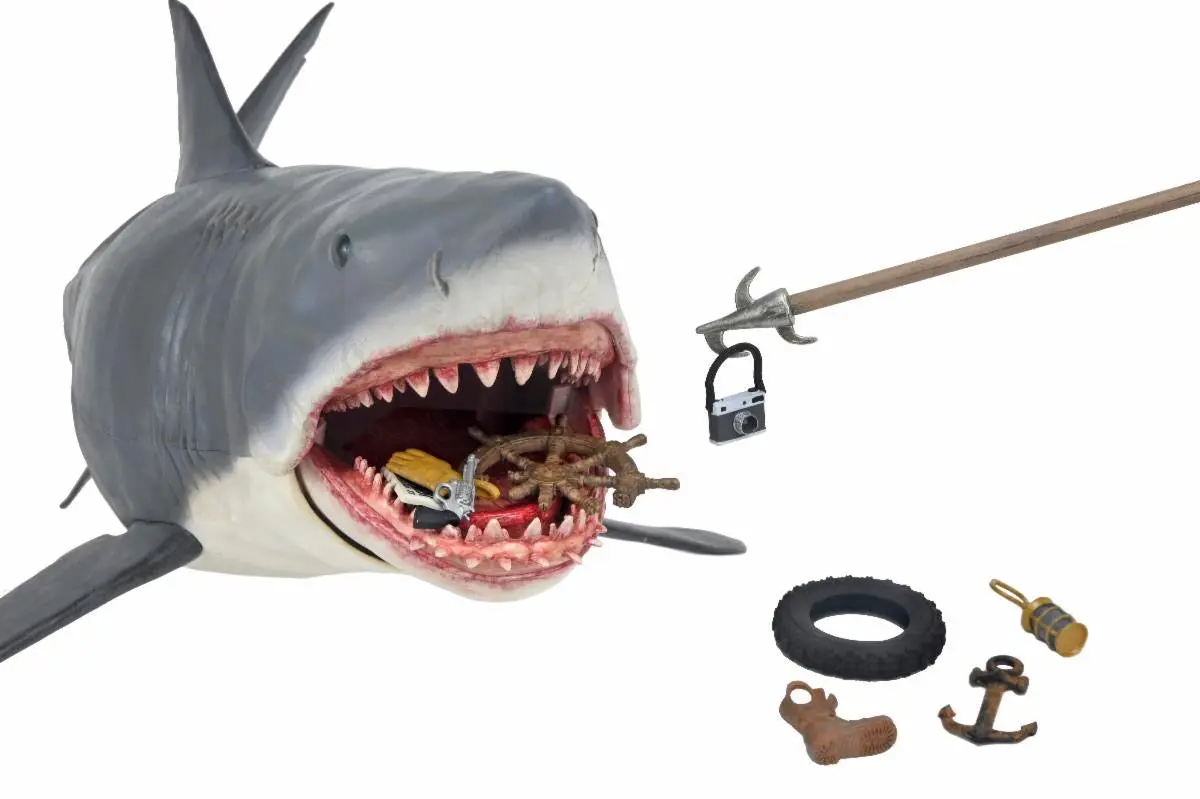 Neca (Dented Box) 12" Head To Tail Action Figure - "The Game Of Jaws” 50Th Anniversary 1