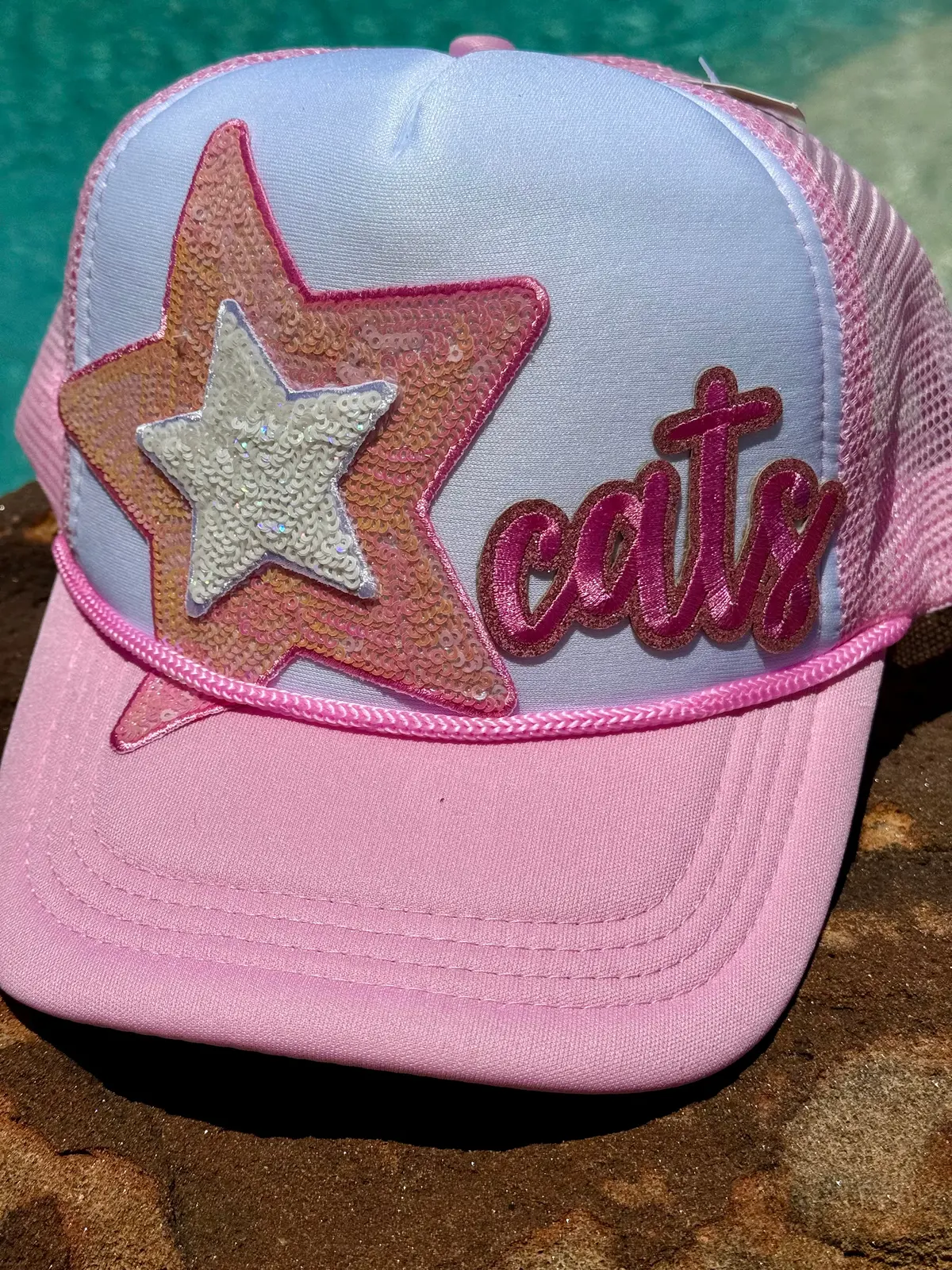 Pink Cats Trucker Hats 1