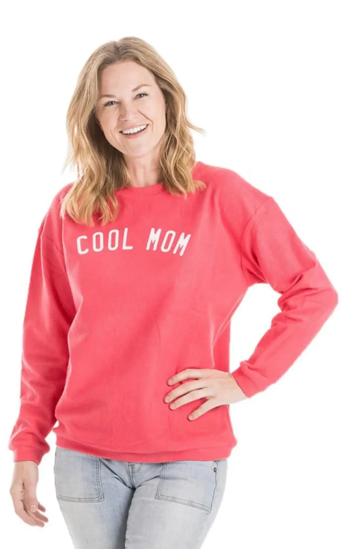 Cool Mom Corded Graphic Sweatshirt 1