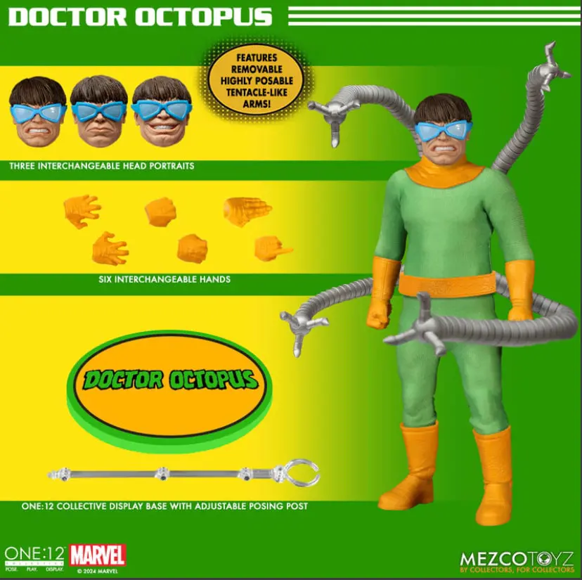 New! Mezco One12 Doctor Octopus 6” Figure 1