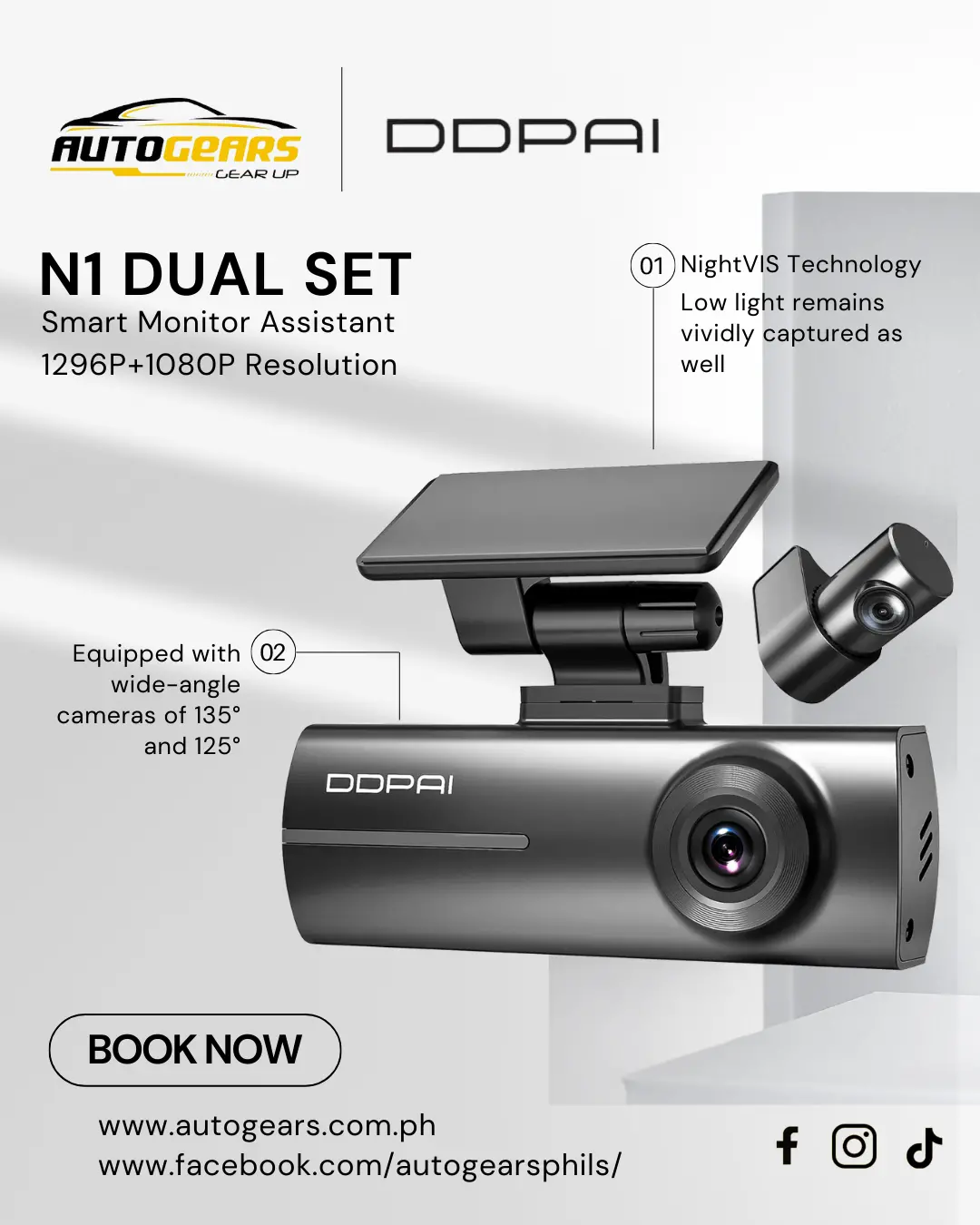 Ddpai N1 Dual Dashcam 1