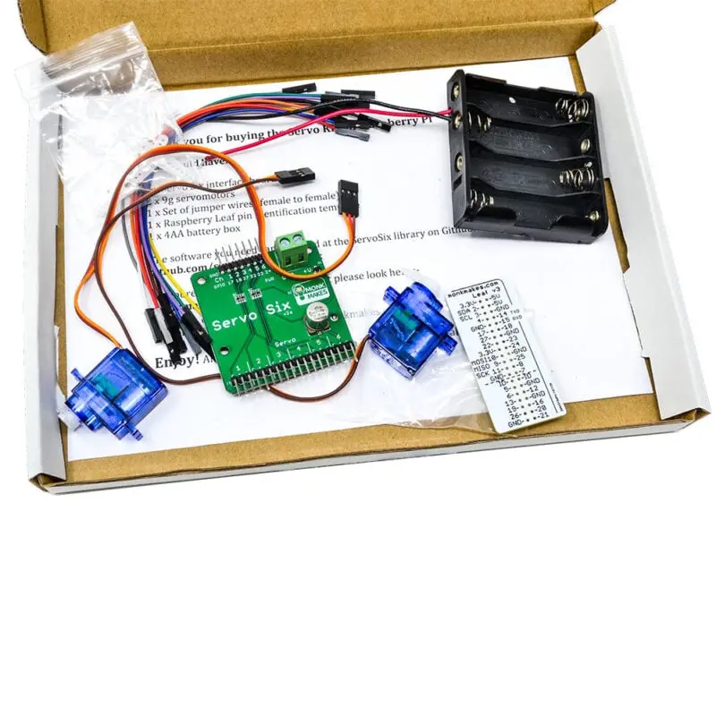 Monk Makes Servo Kit For Raspberry Pi 1