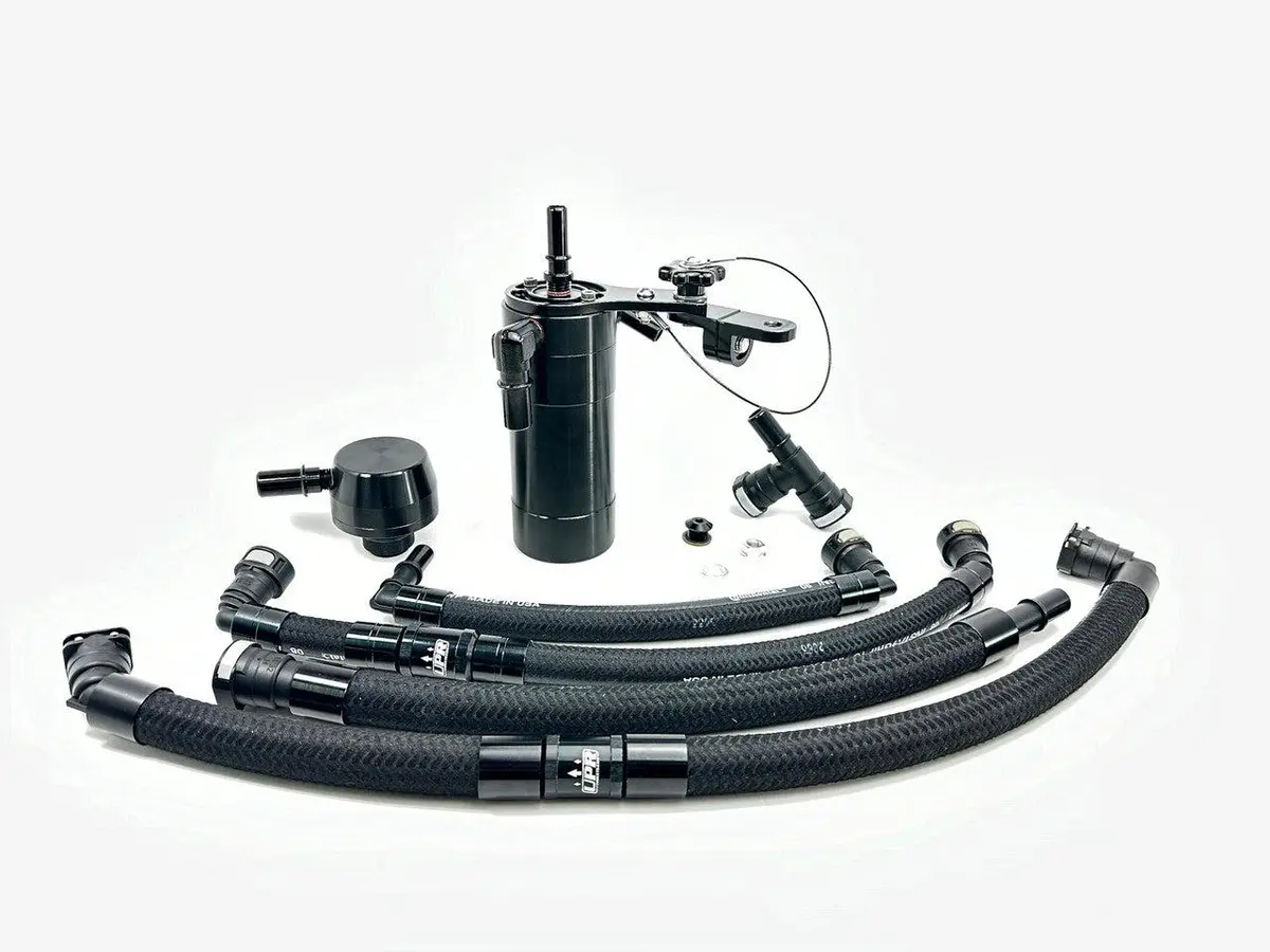 Upr Dual Valve Oil Catch Can W/Css Plug N Play For 23-24 Ford Ranger 2.3L 1