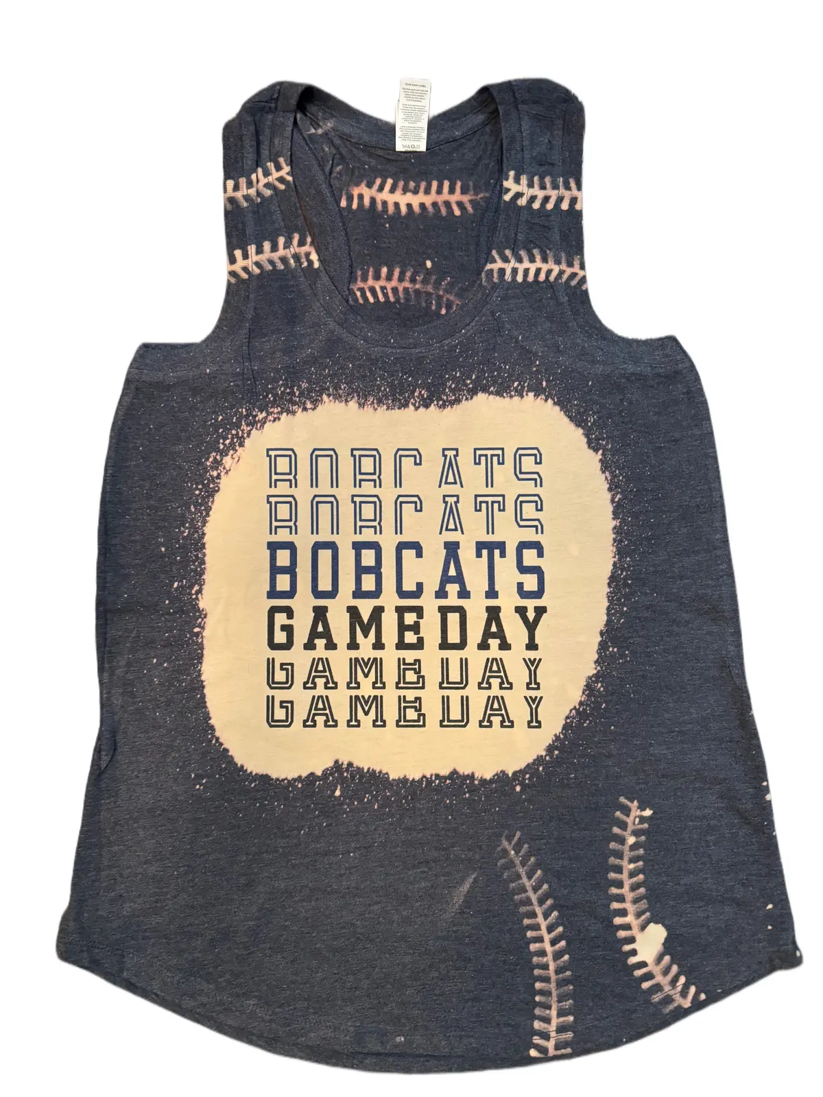 Bobcats Game Day Bleached Tank 1