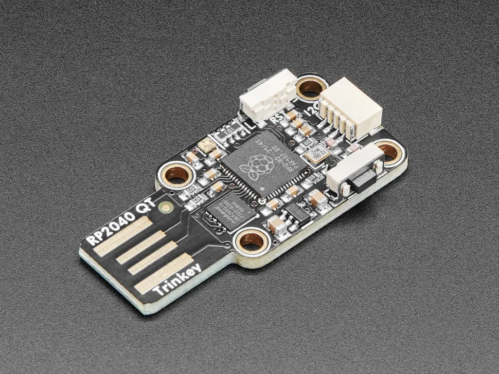 Adafruit Trinkey Qt2040 - Rp2040 Usb Key With Stemma Qt 1