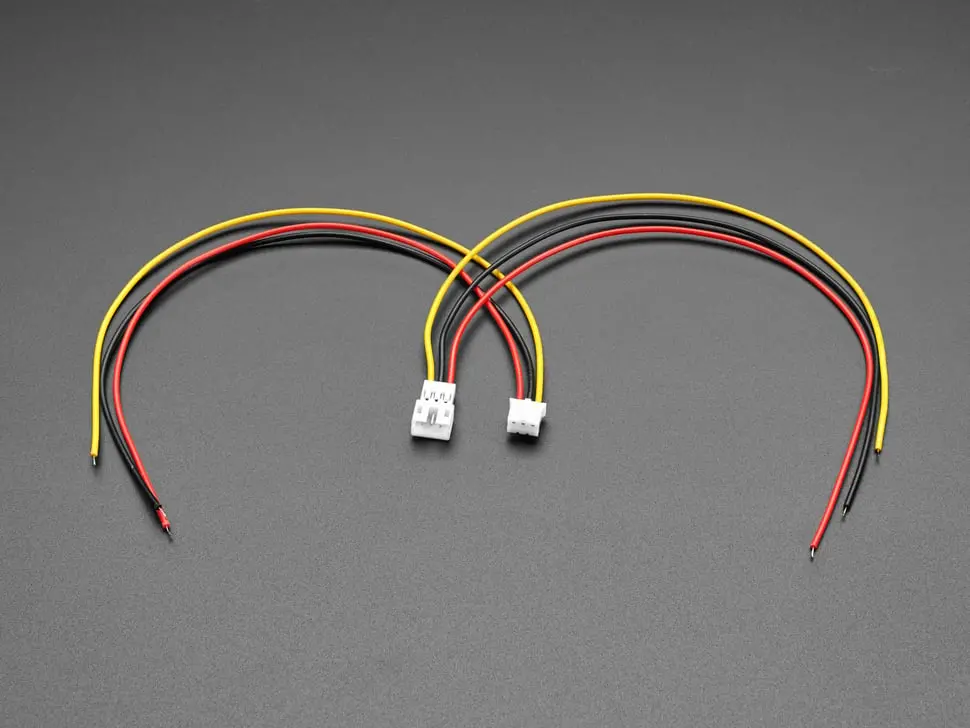 2.0Mm Pitch 3-Pin Cable Matching Pair - Jst Ph Compatible 1