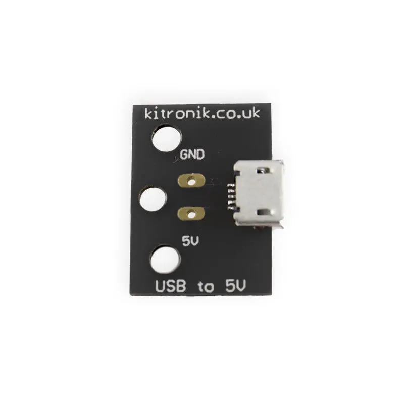 Kitronik Micro Usb To 5V Breakout Board 1