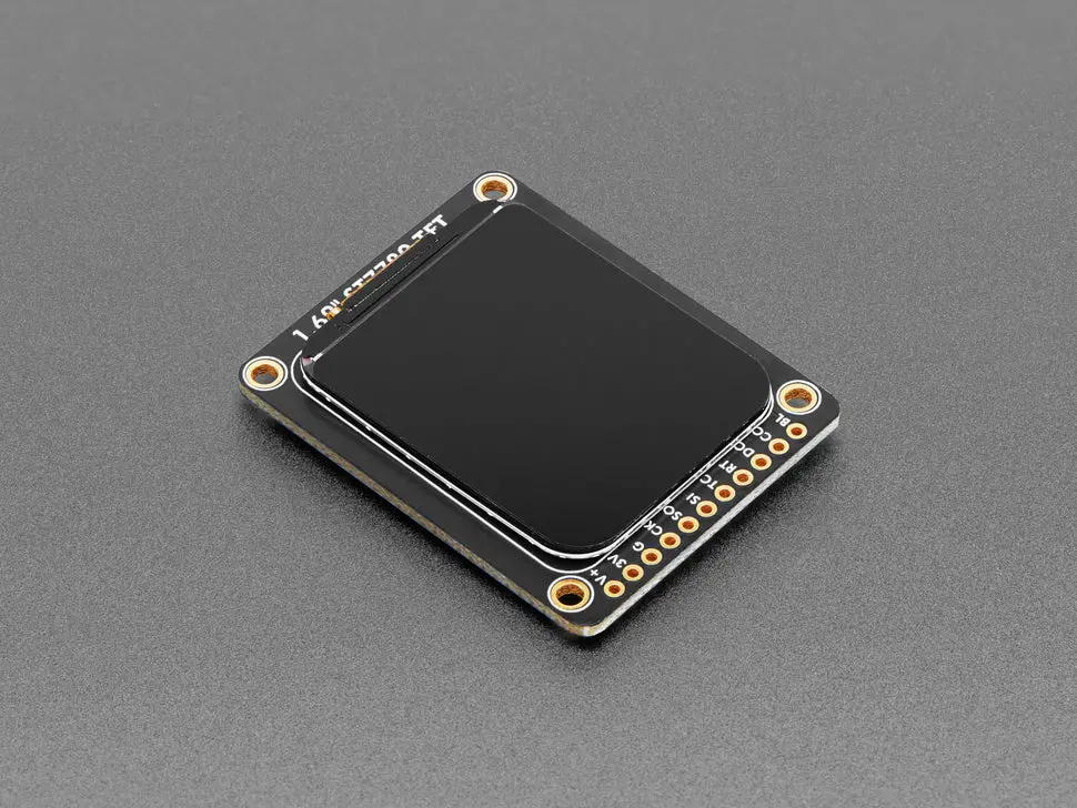 Adafruit 1.69" 280X240 Round Rectangle Color Ips Tft Display (St7789) 1