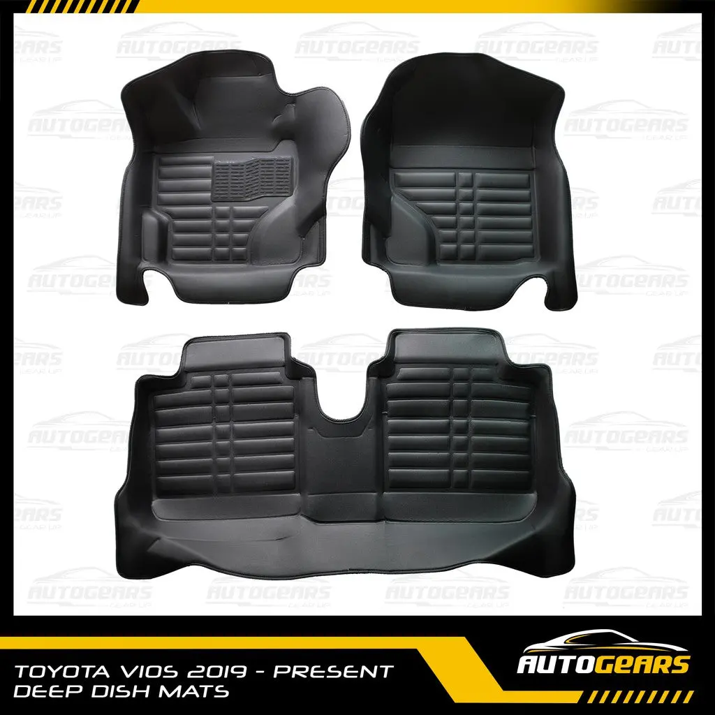 Toyota Vios (2019 - 2026) Deep Dish Mats / Matting 1