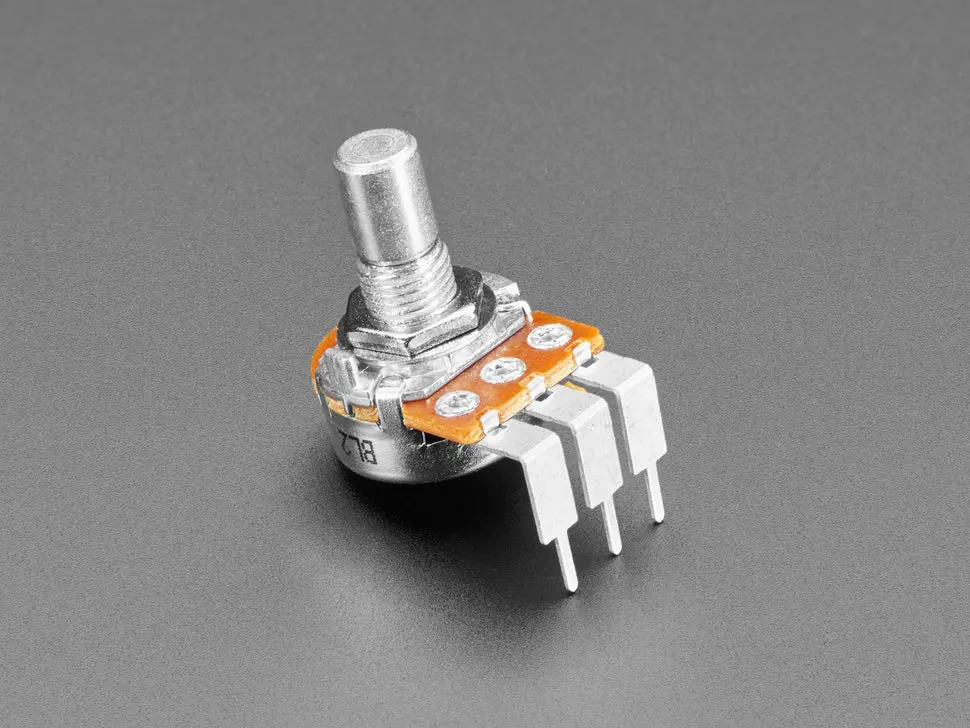 Alpha Single-Gang 16Mm Right-Angle Pc Mount - 250K Linear Potentiometer 1
