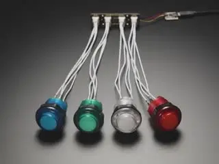 Adafruit Led Arcade Button 1X4 Stemma Qt I2c Breakout 1