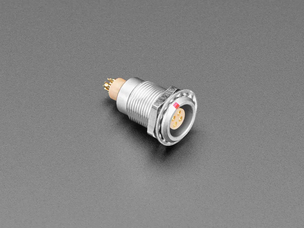 Fgg.0B Quick Connect 4 Pin Panel Mount Socket - 9Mm 1