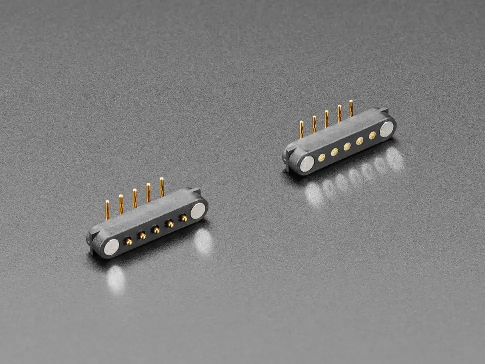 Diy Magnetic Connector - Right Angle Five Contact Pins 1