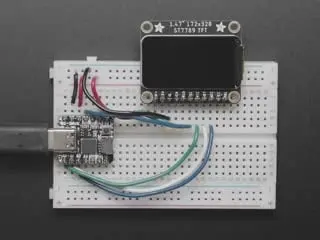 Adafruit 1.47" 320X172 Round Rectangle Color Ips Tft Display - St7789 1
