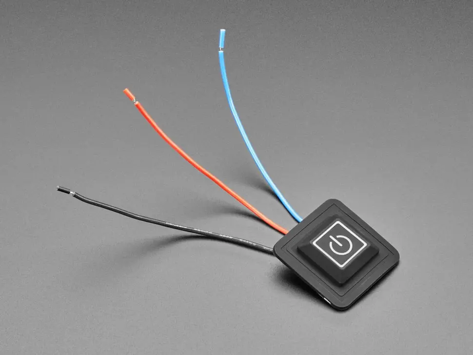 Square Silicone Button Pwm Controller - 3 Wire - 3.6V To 12Vdc 1