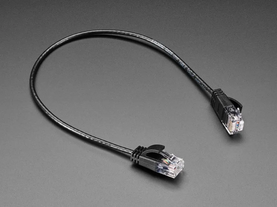 Skinny Ethernet Lan Utp Cat6 Cable - 3Mm Diameter - 30Cm Long 1