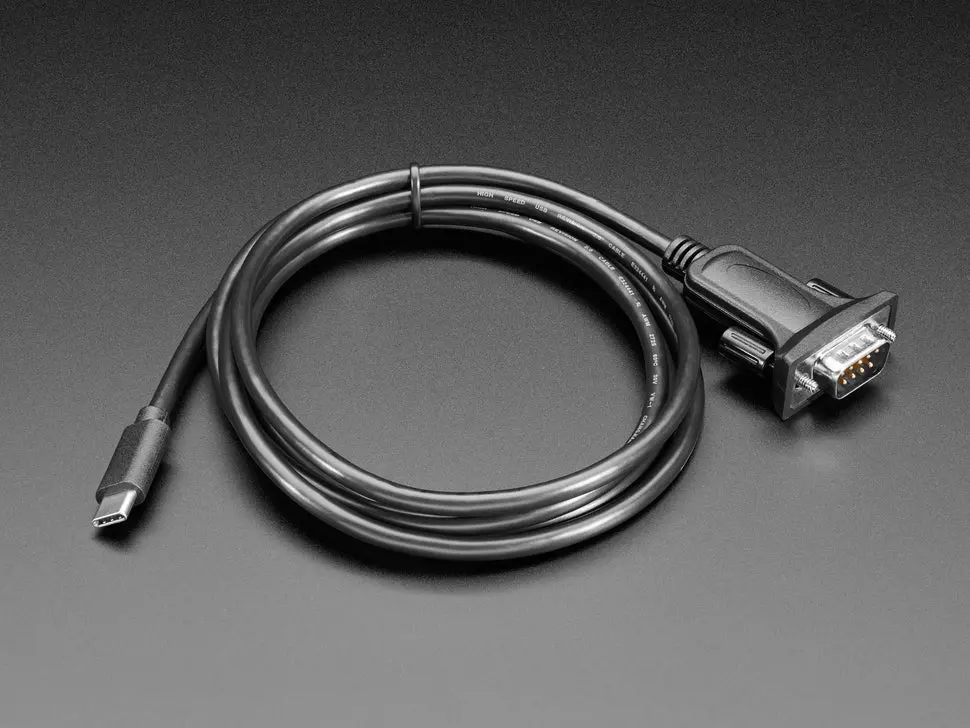 Usb Type C To Db-9 Adapter Cable - 1.5M Long 1