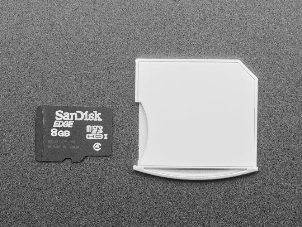 White Shortening Microsd To Sd Card Adapter 1
